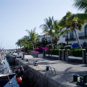 Puerto Mogán met de vrijdagmarkt 